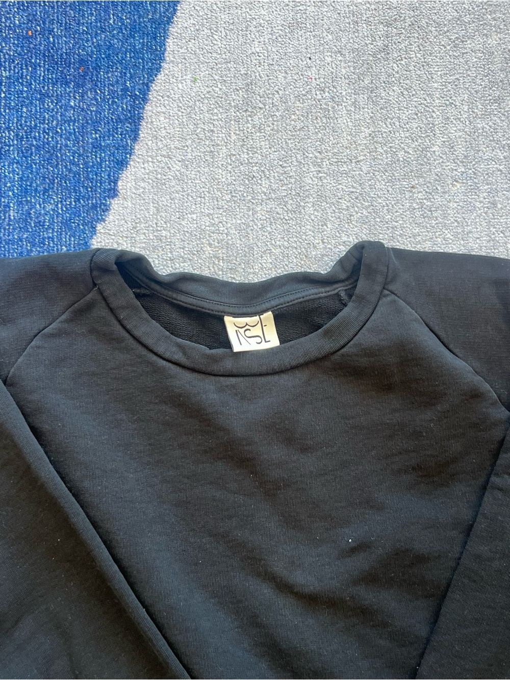 Baserange Black Crewneck Sweater